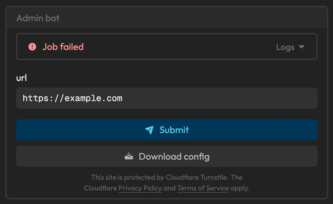 Built-in admin bot